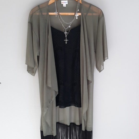 LuLaRoe Other - Fringe kimono